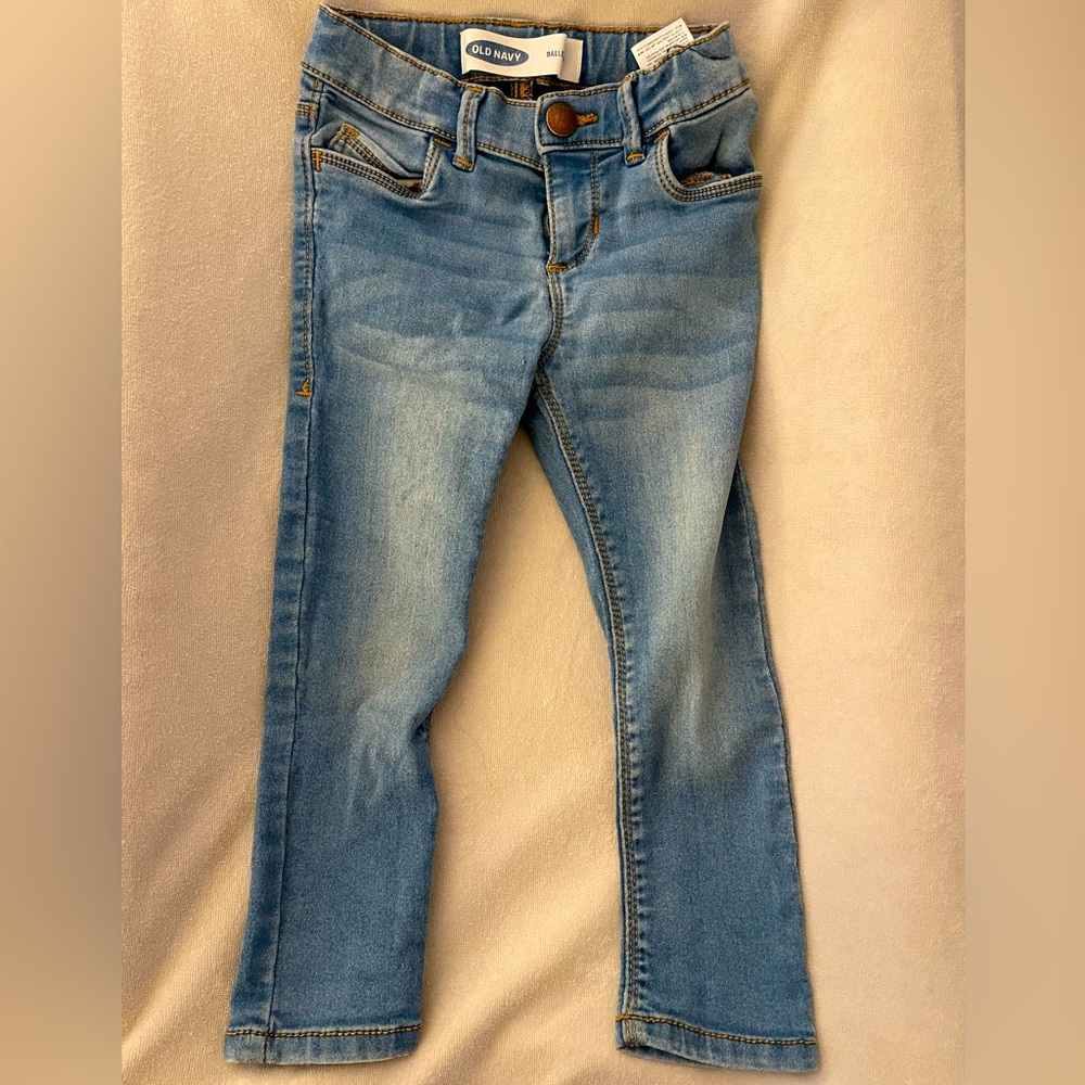 Old Navy Blue Ballerina Jeans for Girls